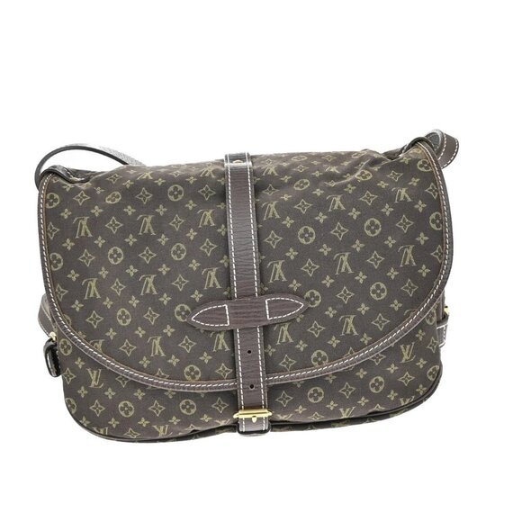 LOUIS VUITTON Saumur 30 Shoulder Bag Monogram Mini Lin Canvas BN M95227 73FB911 - Picture 3 of 16